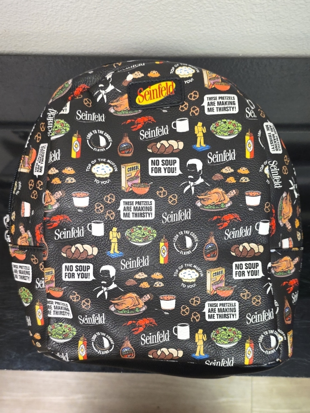 Loungefly Seinfeld Food Icons Mini Backpack